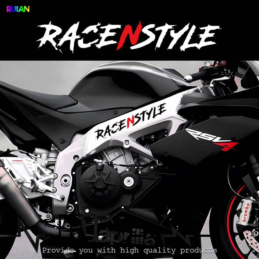 RACE N STYLE Adesivo Decalques Recorte Vinil À Prova D'água Para De Motocicleta Honda
