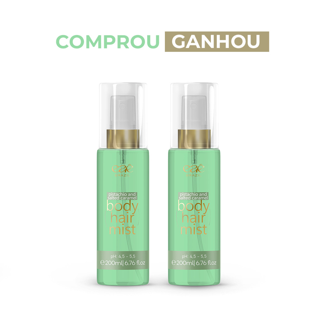 Body Hair Mist Pistache 200ml - Body Splash Corpo e Cabelo Eaê Brasil