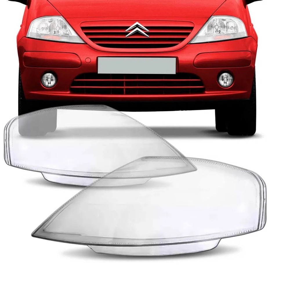 Lente Farol Citroen C3 2003 2004 2005 2006 2007 2008/2010