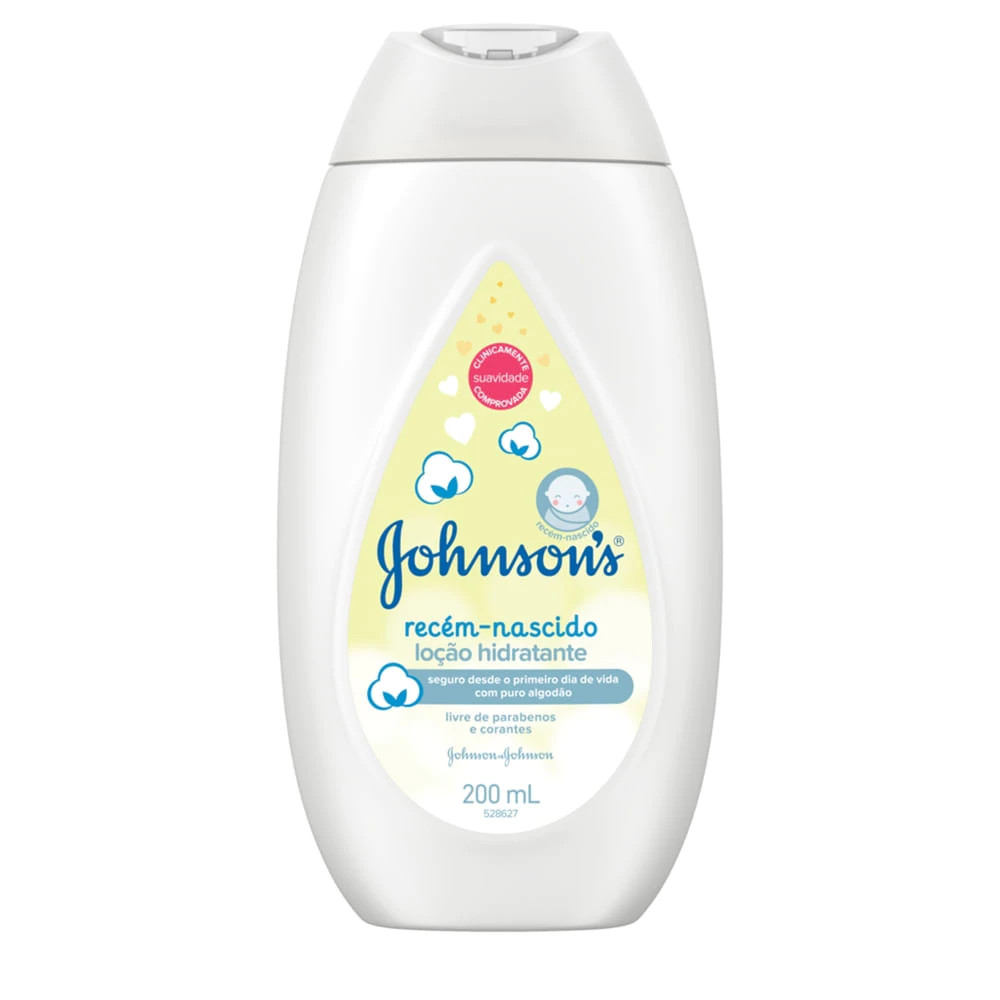 Loção Hidratante Johnson's Baby Recem-Nascido 200ml