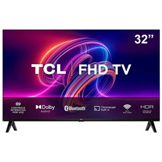 Smart TV LED 32" Full HD TCL S5400AF com Android TV, Wi-Fi, Bluetooth, Controle Remoto 