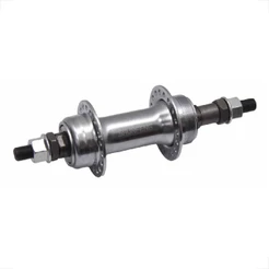 CUBO TRASEIRO 36 FUROS COM ESPACADOR 3/8 X 175MM ACO CROMADO BICICLETA BIKE MONARK CALOI TROPICAL