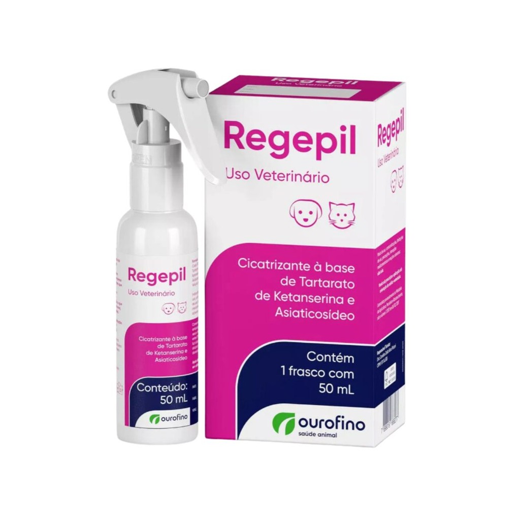 Regepil 50ml Spray Cicatrizante de Feridas Ouro Fino