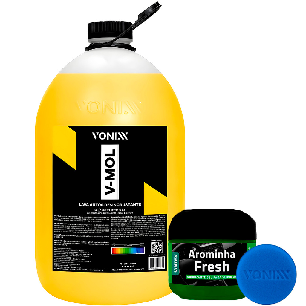 Desincrustante Concentrado Vonix V-mol + Cheirinho Fresh Gel