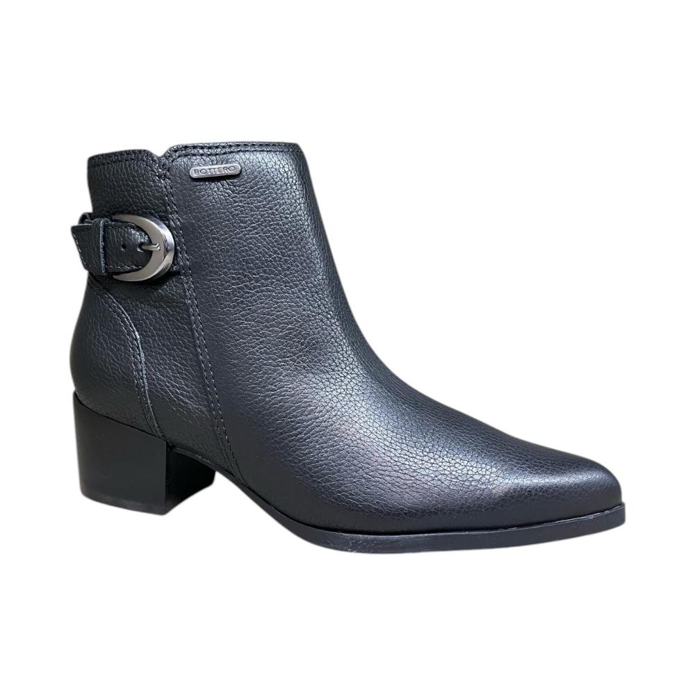 BOTA FEMININA BOTTERO 349309 SALTO GROSSO CANO CURTO