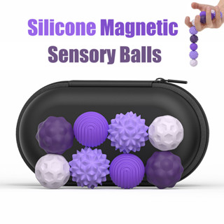 Silicone Magnético Sensorial Bolas Brinquedo Fidget De Preocupação Autismo Calmante Criança Adultos Ansiedade Alívio Est em Oferta na Shopee