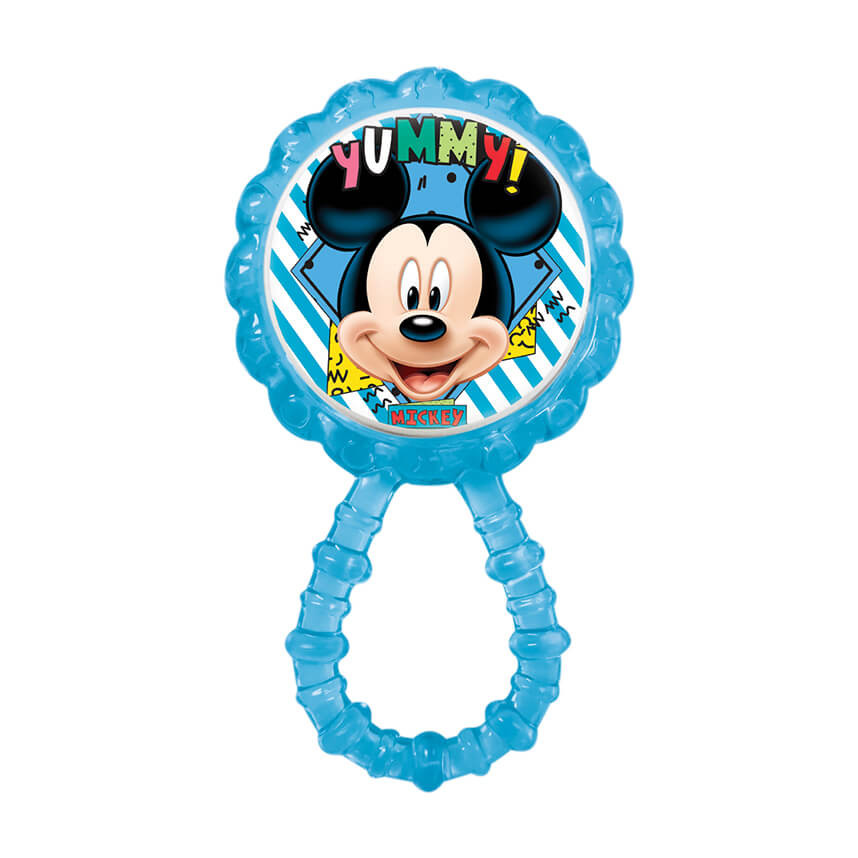 Chocalho Baby Go Com Mordedor Mickey Azul Divertido em Oferta na Shopee