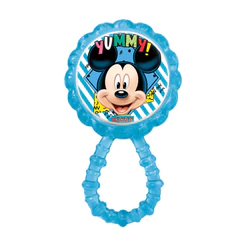 Chocalho Baby Go Com Mordedor Mickey Azul Divertido