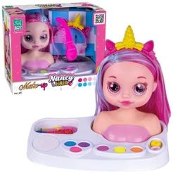 Boneca Nancy Hair Make-Up Busto Com Maquiagem e Acessórios Menina - Super Toys