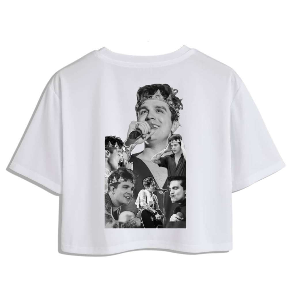 Blusa Cropped Luan Santana Fã Cropped Lançamento Moda Urbana 2025 Tendência Verão Primavera Tendência 2025 modinha