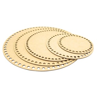 Base Redonda MDF Para Crochê Fio de Malha - 8/10/12/15/20/25/30/35/40/45cm Diâmetro | Artesanato em Oferta na Shopee