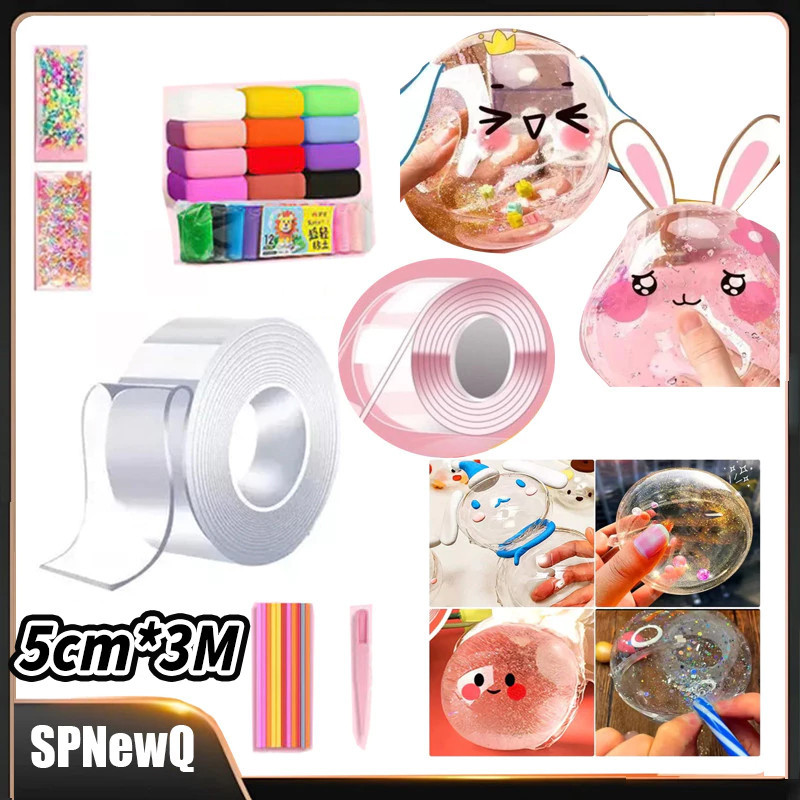 Brinquedo Kit Nano Tape Bubbles Balloon Elástica Magica Fita Nano para Bolhas Trand Satisfatório em Oferta na Shopee