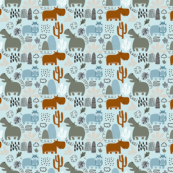 Tecido Tricoline Digital Canto na Savana Costura Artesanato Patchwork Pano DIY Ateliê