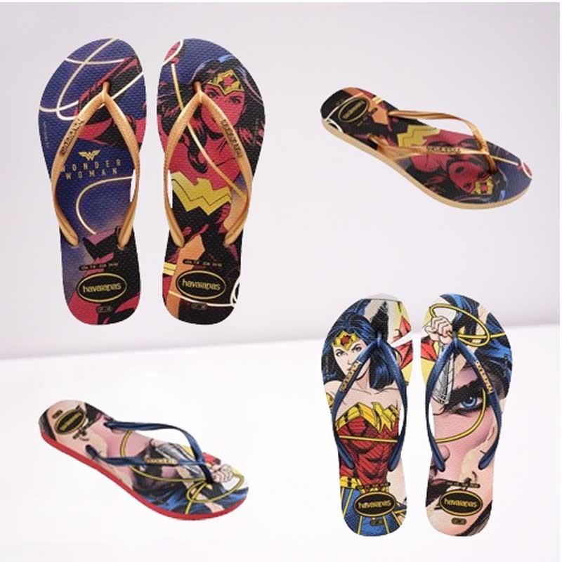 Chinelo Havaianas Slim Mulher Maravilha