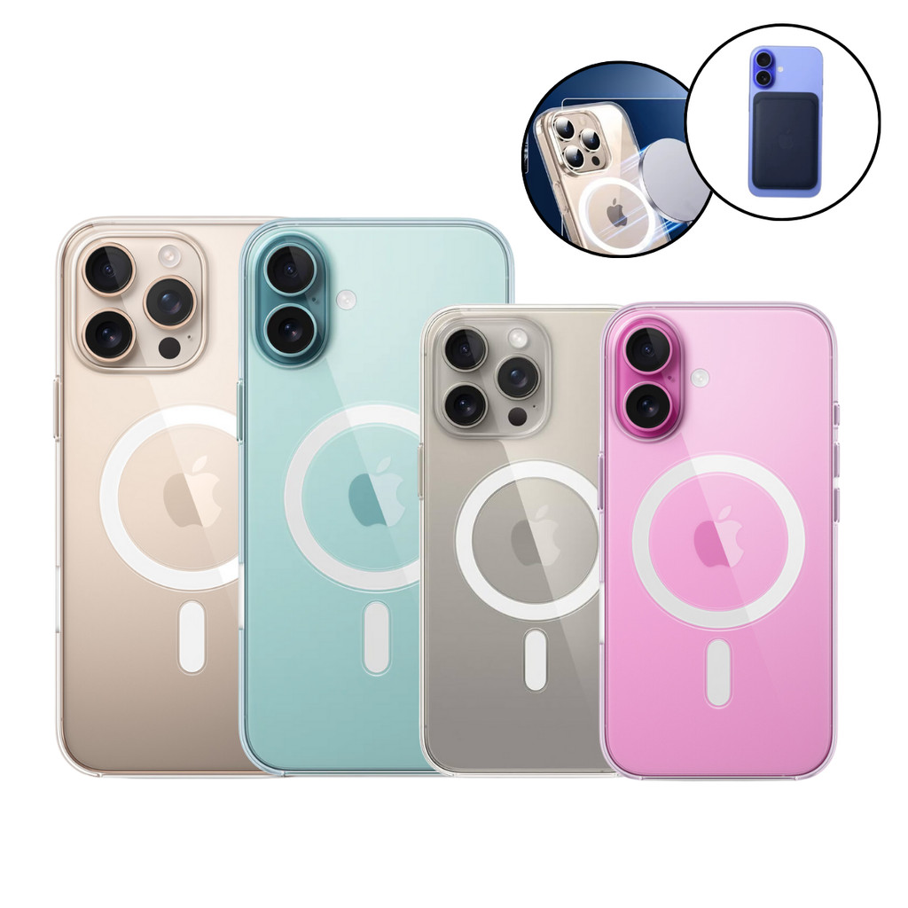 Capinha capa Case Magnética magsafe anti impacto Para iPhone 16E 16 16pro 16plus 16promax