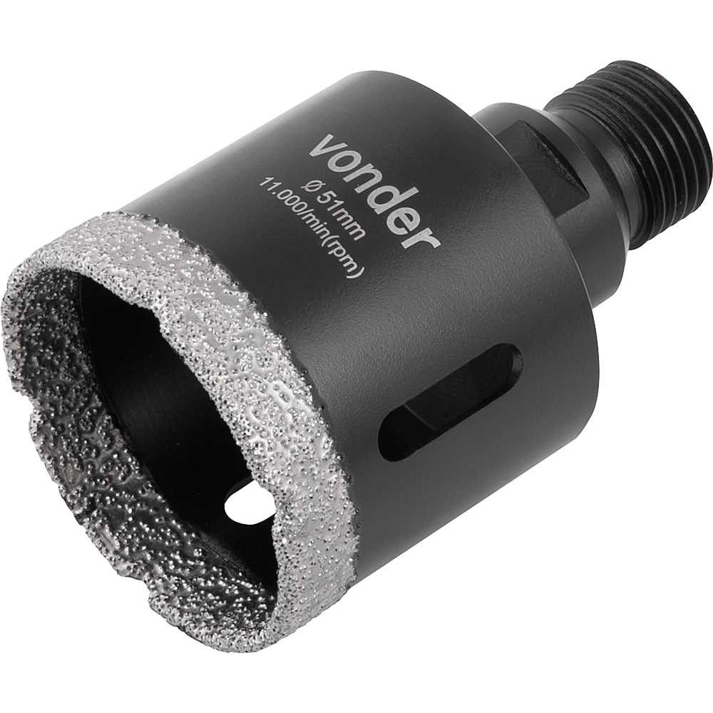 Serra Copo Diamantada 51 Mm Para Esmerilhadeira Vonder em Oferta na Shopee