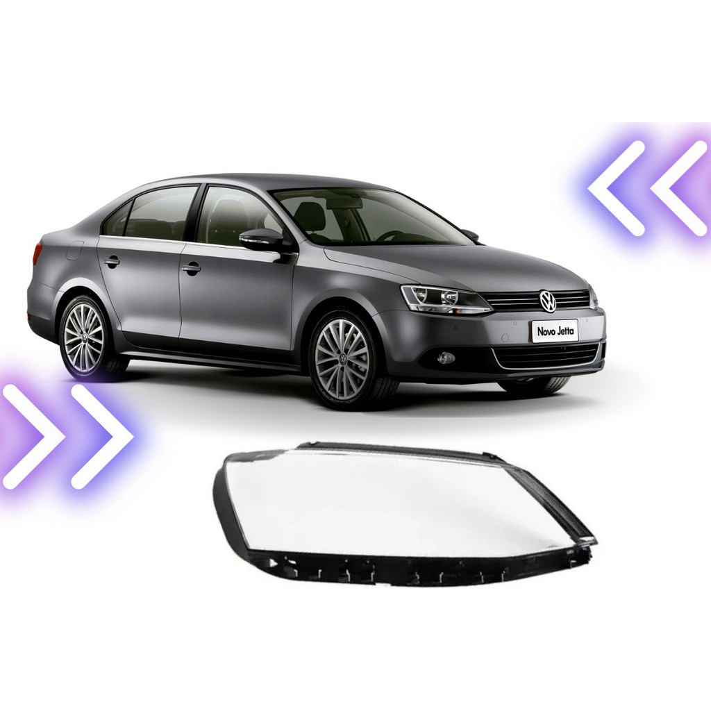 Lente Farol Vw Jetta 2012 2013 2014 2015 2016 2017 Direito em Oferta na Shopee