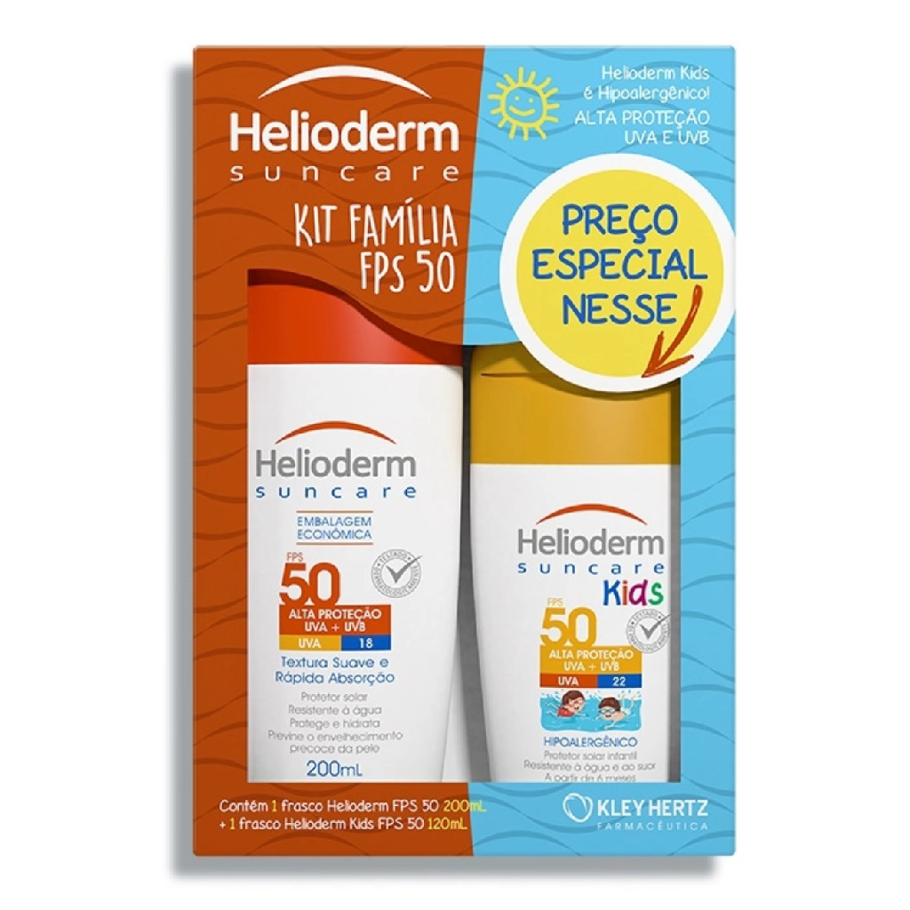 Protetor Solar Helioderm Kids - Comprar com Melhor Preço em Cuidados com a Pele
