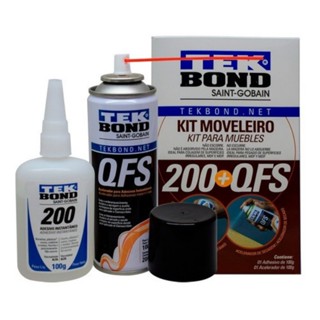 Kit Cola Para Mdf Moveleiro Gel 200 100g + Qfs 200ml Tekbond em Oferta na Shopee