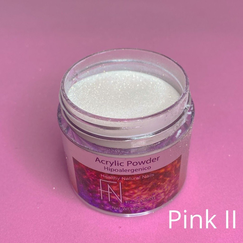 Pó acrílico fan nails hipoalergênico 30g porcelana em Oferta na Shopee