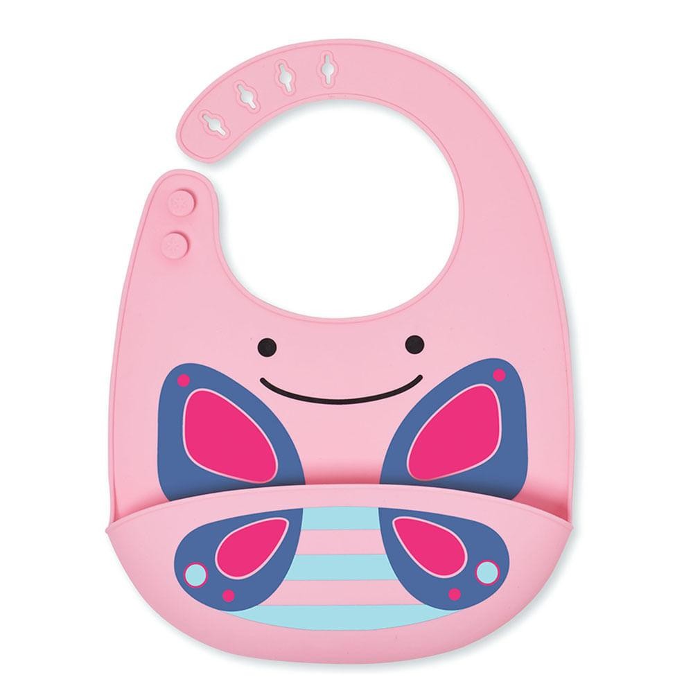 Babador de Silicone Cata Migalhas Zoo Borboleta Skip Hop em Oferta na Shopee