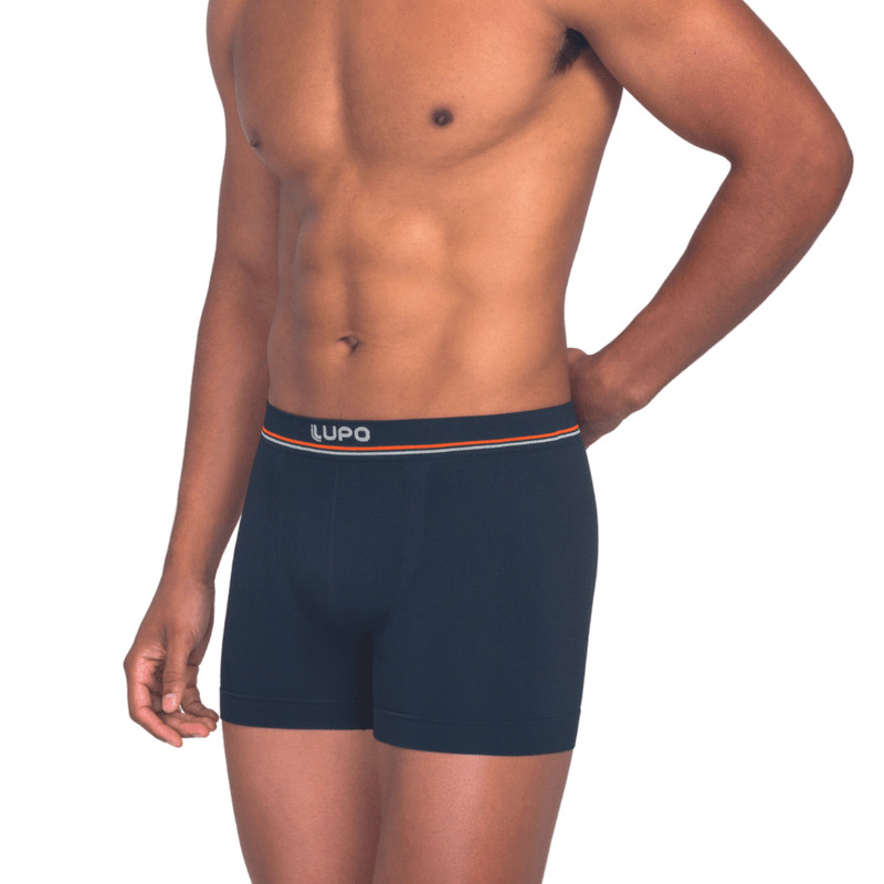 Kit 2 Cuecas Boxer Lupo Masculino Microfibra Sem Costura Cueca Box Original 0436