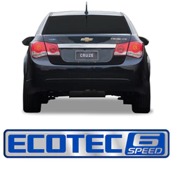 Emblema Ecotec 6 Speed Cruze 2012/ Adesivo Traseiro Resinado