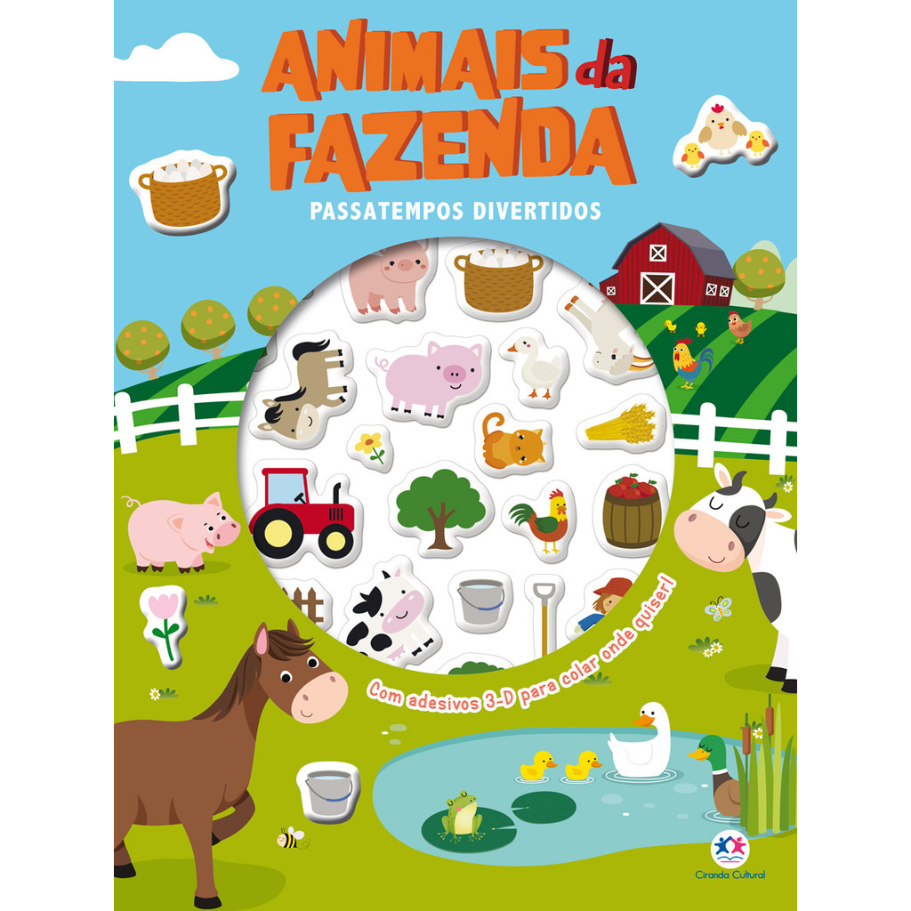 Animais da Fazenda - Passatempos divertidos