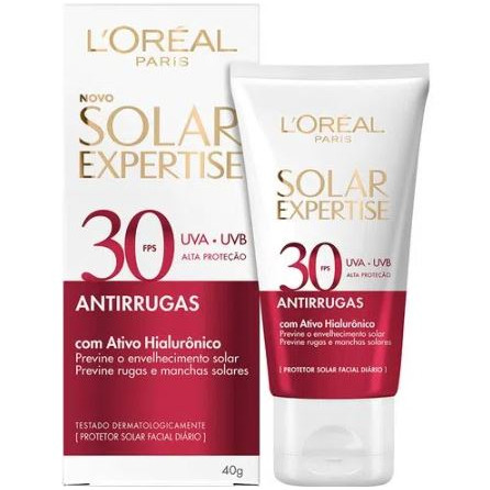 Protetor Solar L'Oréal Paris Solar Expertise FPS 30 Antirrugas 40g