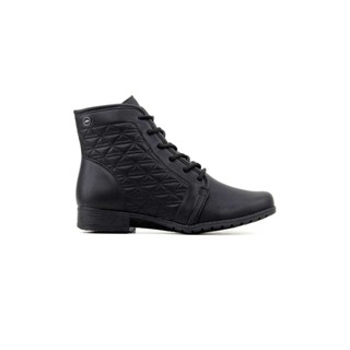 Bota Coturno Dakota Matelassê Preto em Oferta na Shopee