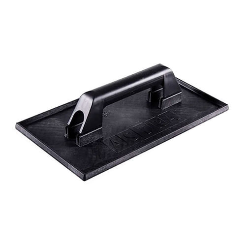 Desempenadeira de Plástico Estriada com Borda Reforçada Preta 30x17 - ASTRA - Home & Living