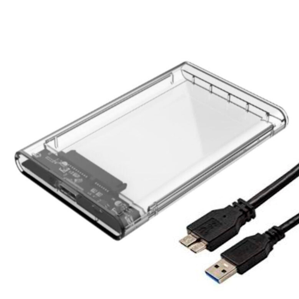 Case Capa Gaveta Para Hd Externo Transparente Notebook Sata 2.5 Usb 3.0 cs07