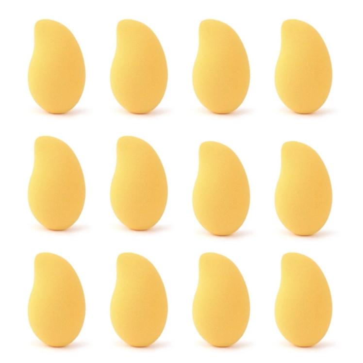ANA1108 KIT 12 Esponja Para Maquiagem/Esponja de Rosto Facial Maquiagem Base e Corretivo/COM CAIXAS