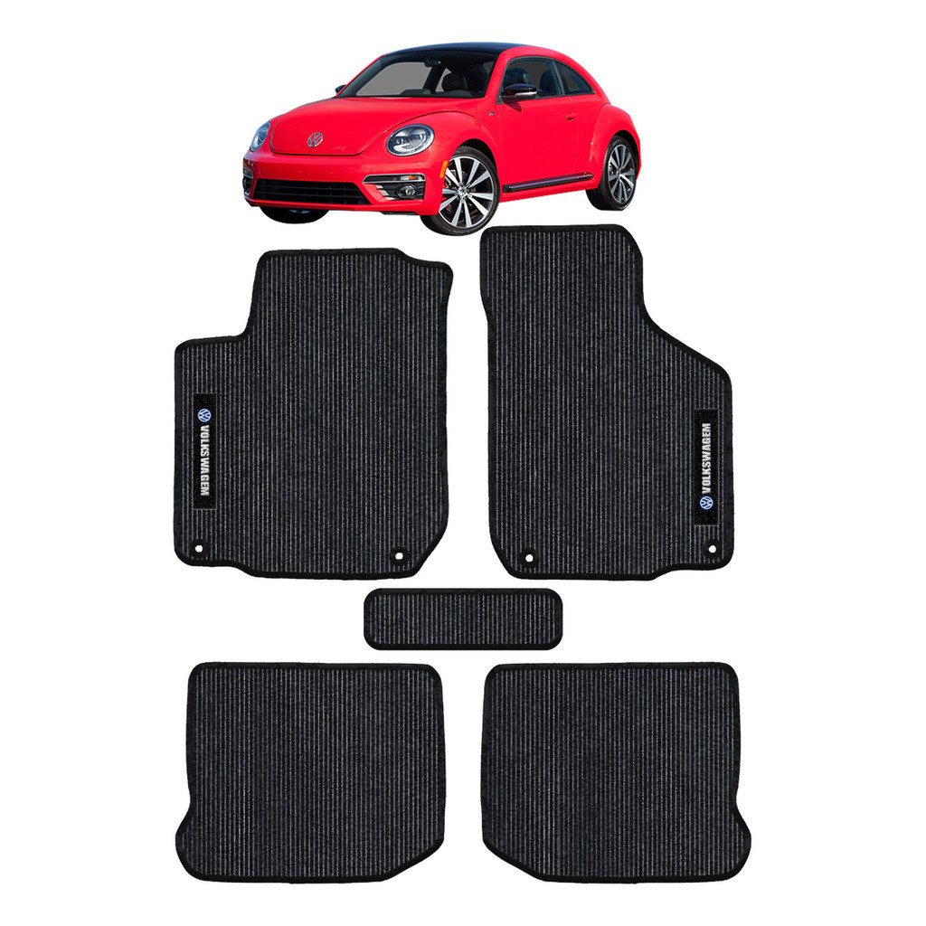 Kit de tapetes 5 peças específico Fusca 2013 14 15 ... 22 23 2024 PVC