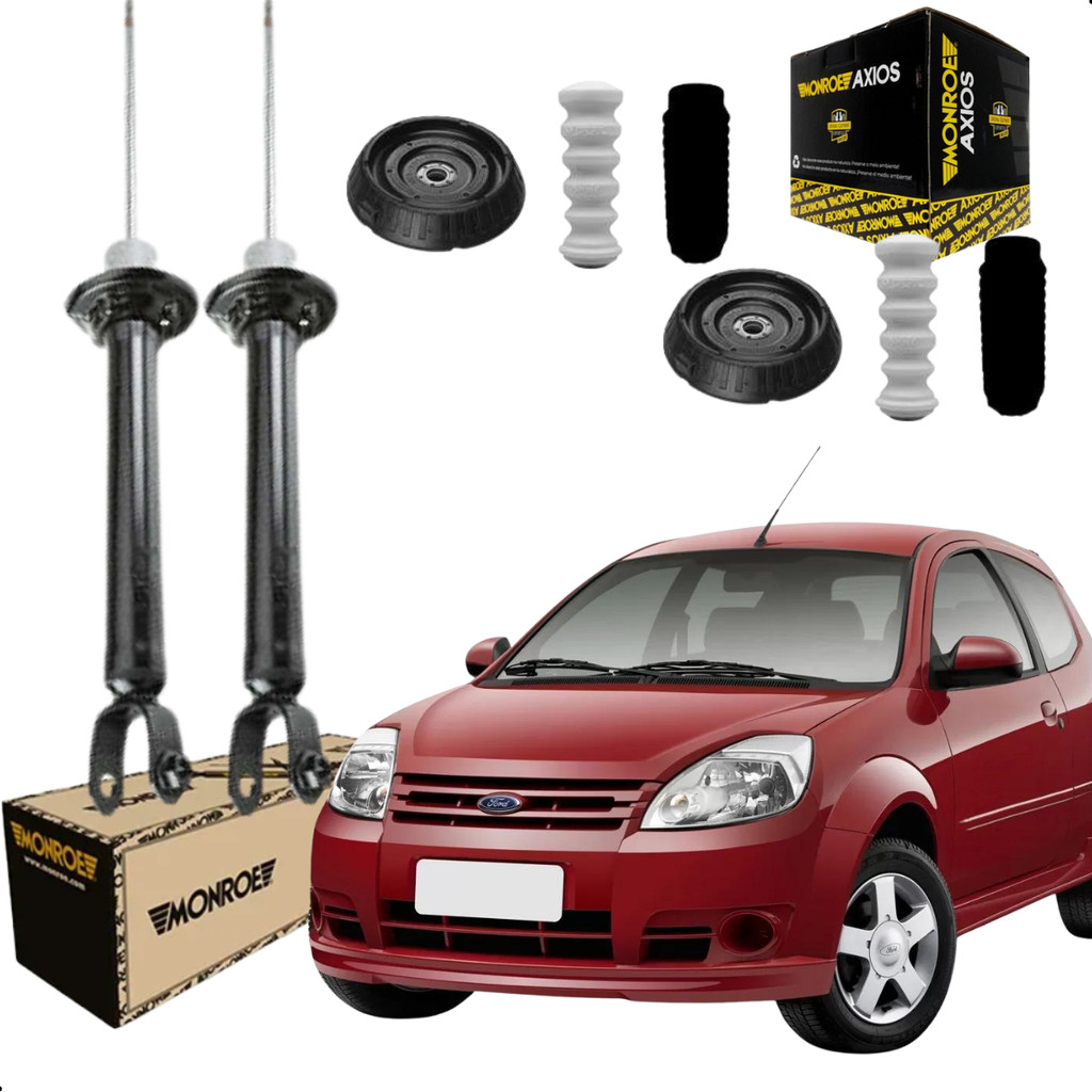 Amortecedor Traseiro FORD KA ZETEC ROCAN + KIT AXIOS 08 A 11 - Automobiles