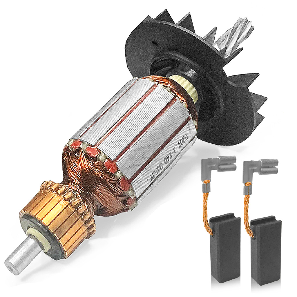 Induzido Carvão 110v Compatível Com Martelete Novo Gbh 2-24d
