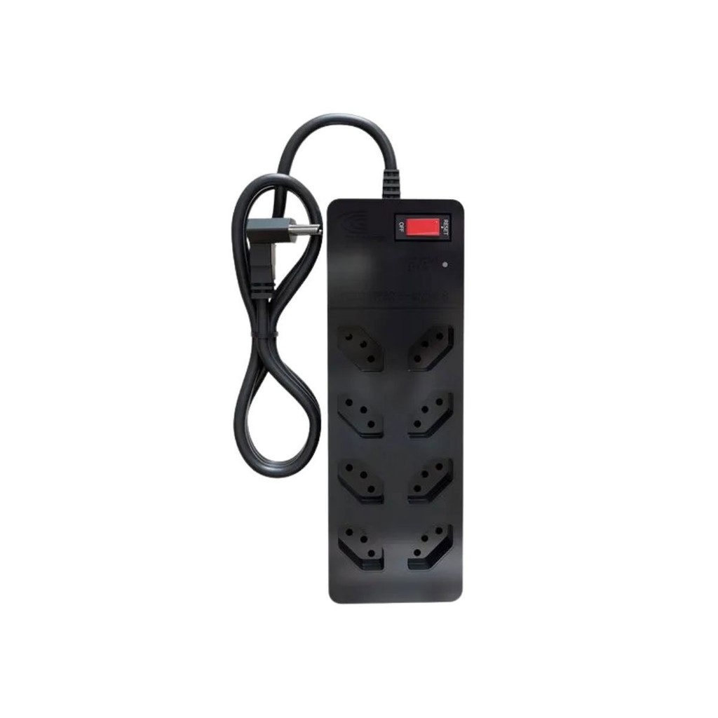Filtro Linha Iclamper Abs 8 Tomadas 2P+T 10A Bivolt Clamper