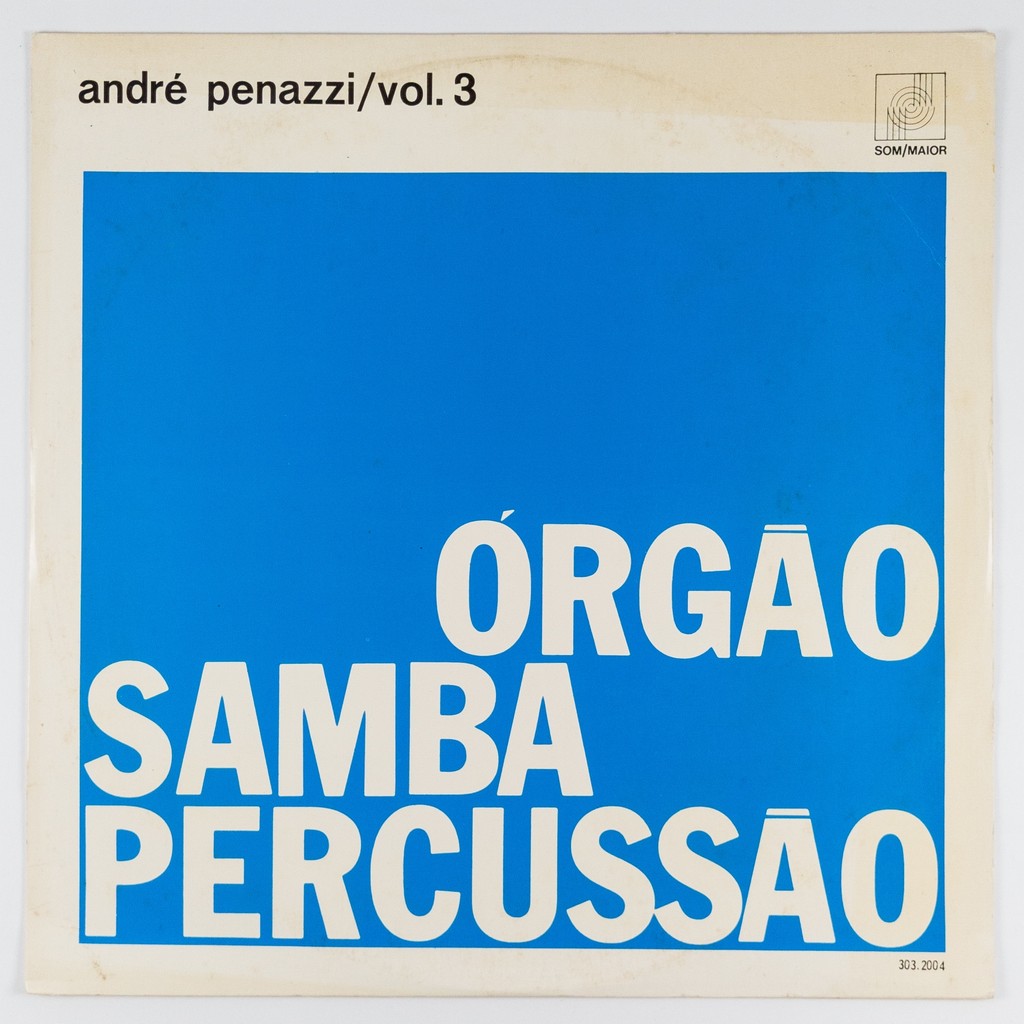 Disco Vinil LP André Penazzi Volume 3 Órgão Samba Percussão