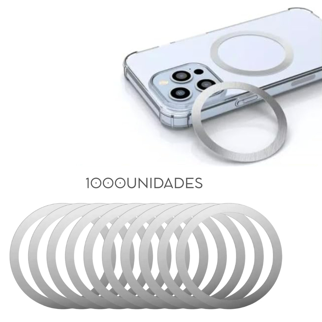 ANEL MAGNÉTICO PARA SMARTPHONES - KIT COM 1000