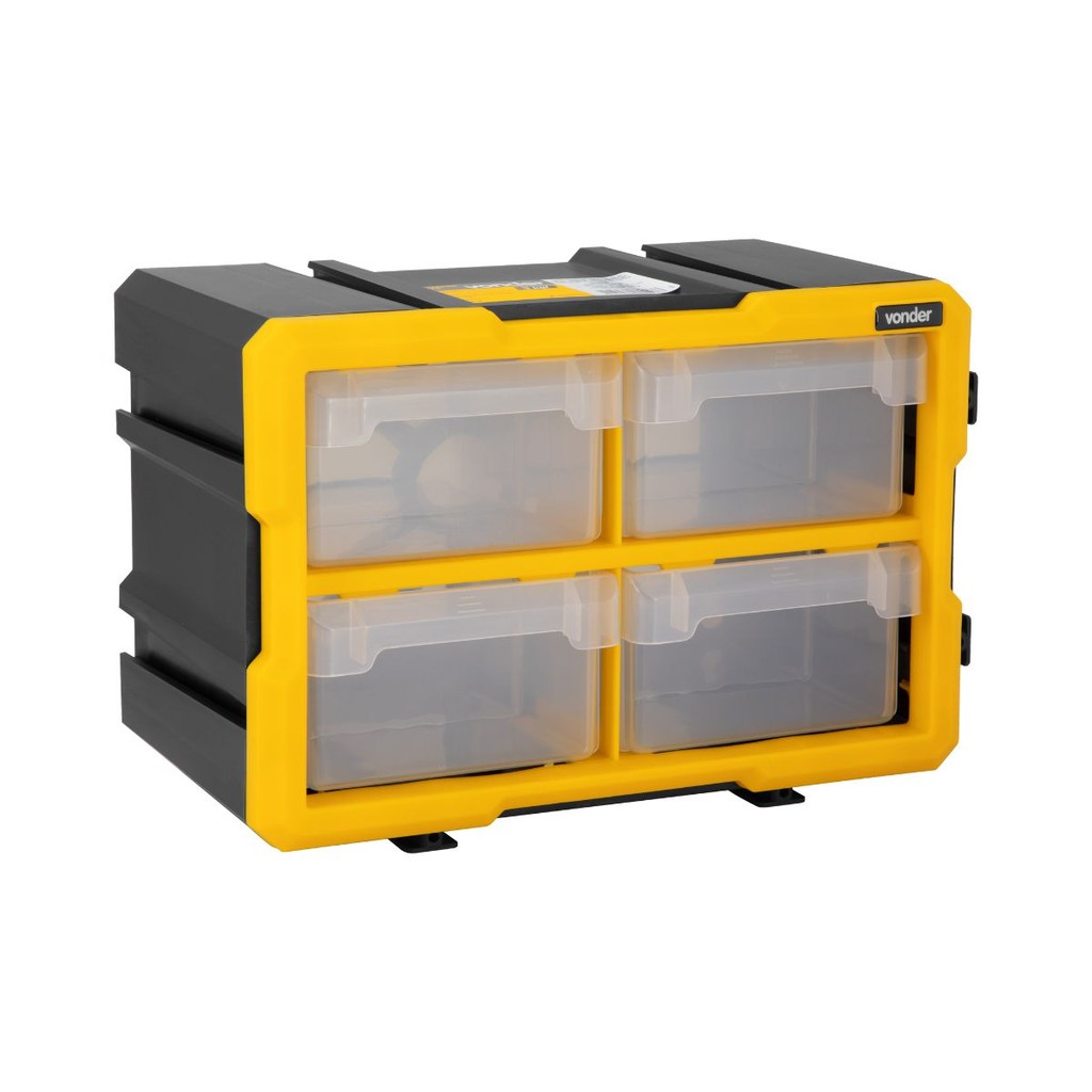 Organizador plástico tipo gaveta OPV004 VONDER em Oferta na Shopee