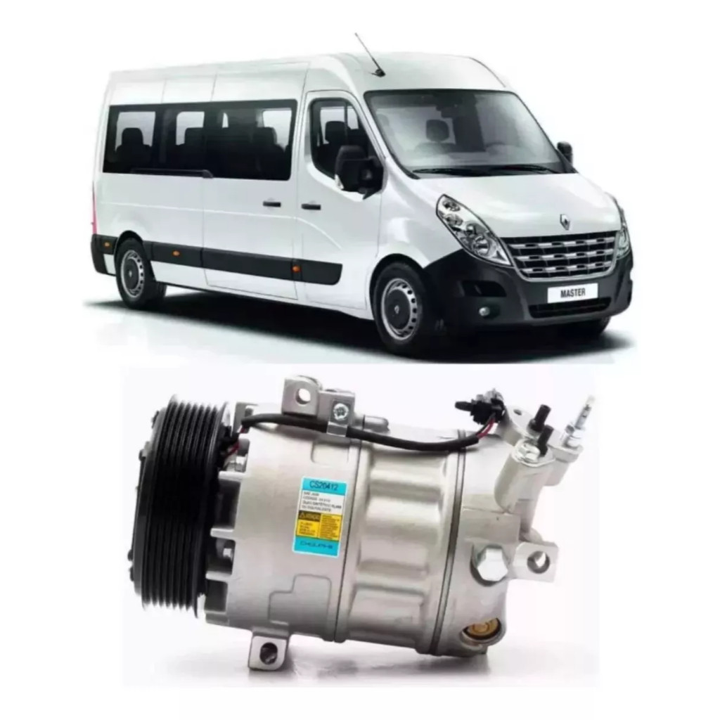 Compressor Ar Renault Master 2.3 2013 A 2024 Original Delphi * em Oferta na Shopee