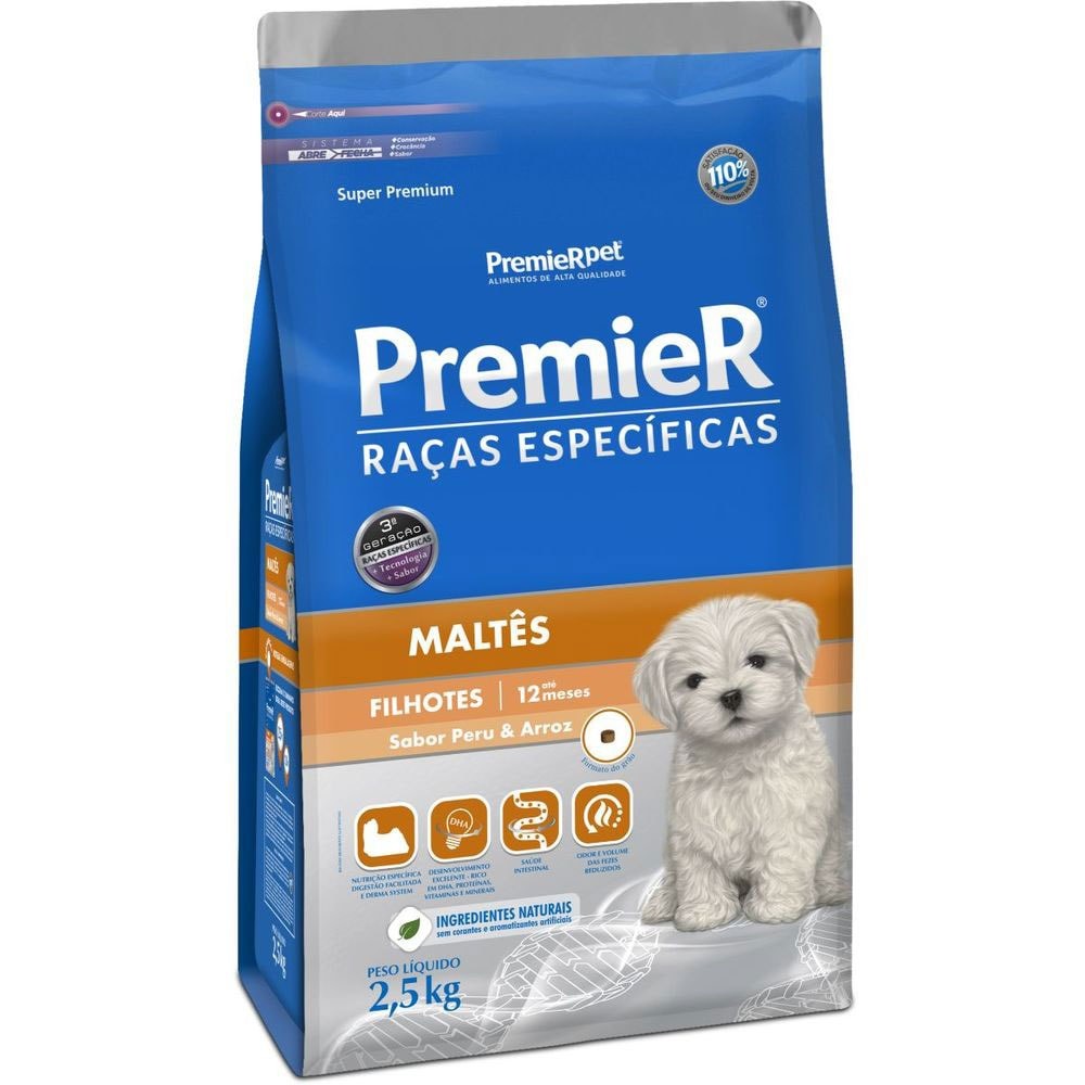 Ração Premier para Cães Filhotes Maltês 2,5 kg em Oferta na Shopee