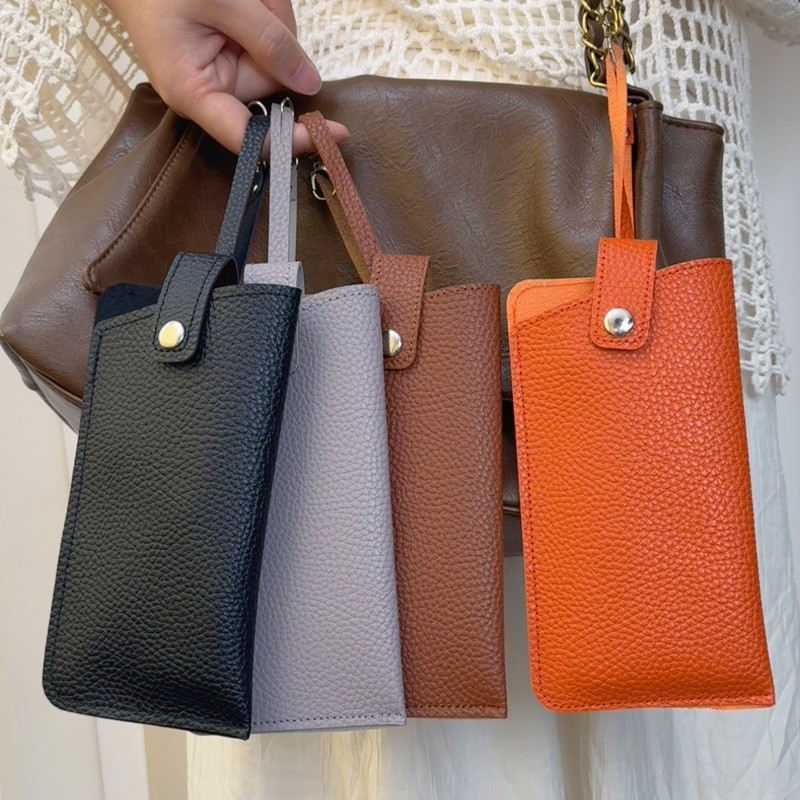 Moda Couro Do Plutônio Óculos De Olho Saco De Armazenamento Leitura Bolsa Capa Portátil Caso Titular