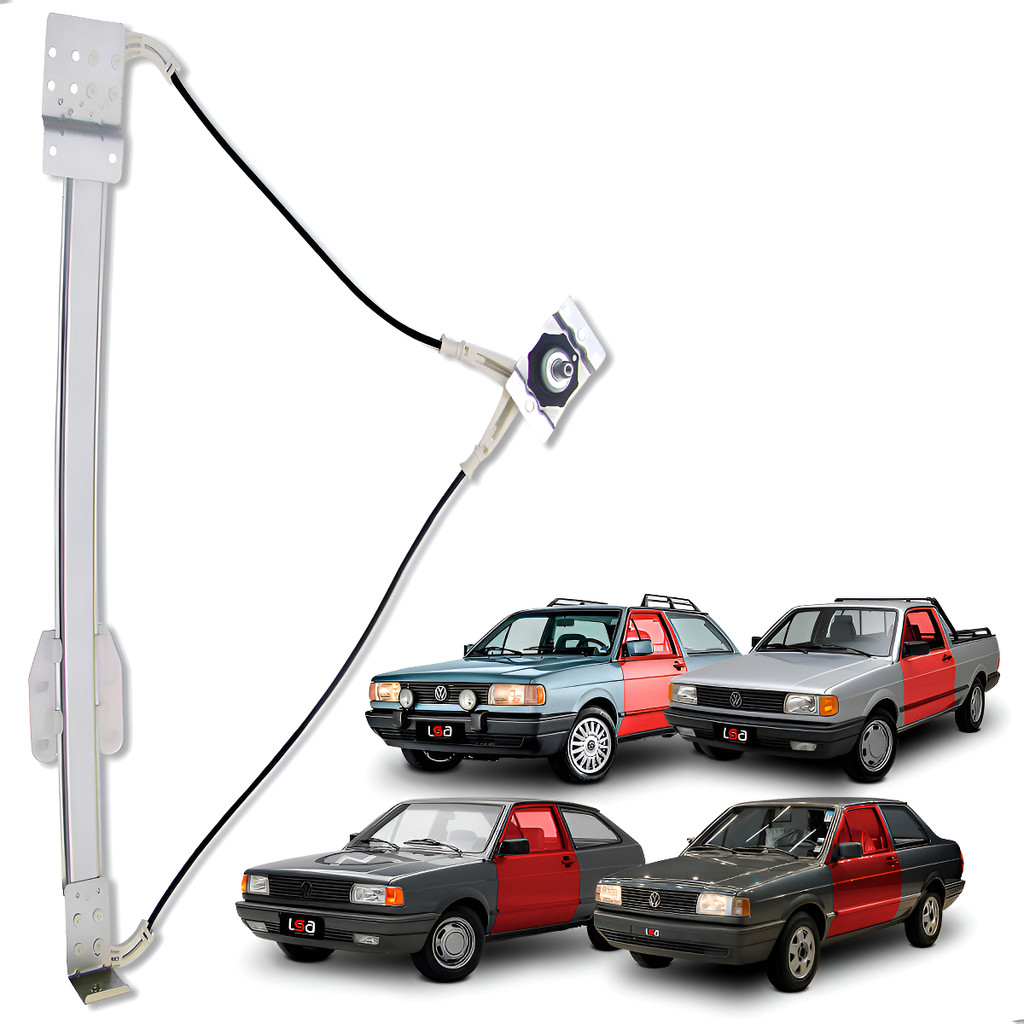 Máquina Vidro Manual Lado Esquerdo Motorista Volkswagen Gol Parati Saveiro Voyage 2 Portas 1987 a 1996 em Oferta na Shopee