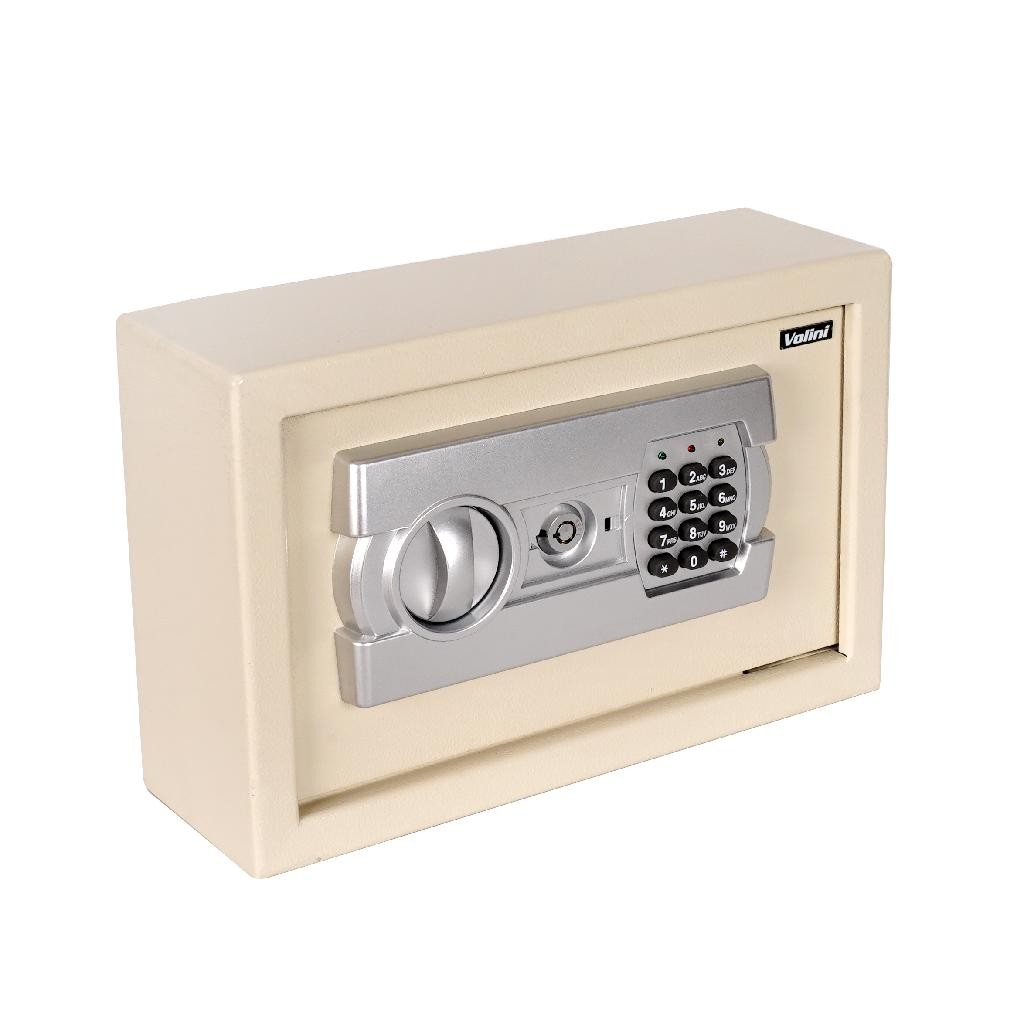 Cofre Porta Chaves Digital Claviculário até 24 Chaves Branco