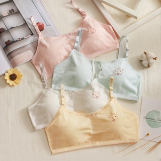 Kit 1 a 3 Sutiã Top De Dupla Camada Para Adolescentes/Meninas De 10-15 Anos em Oferta na Shopee