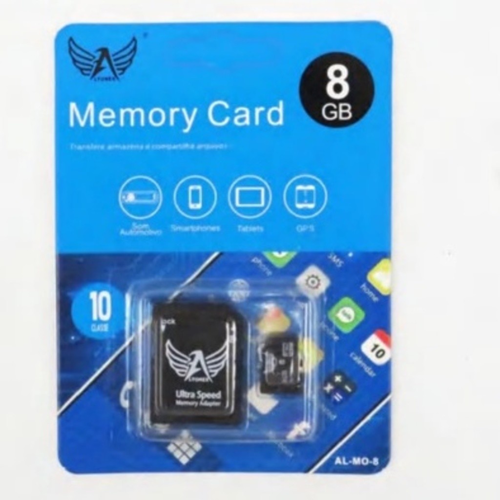 8GB  Cartão De Memória Micro Sd 8gb   Real Capacity Micro SD 8GB   Mini TF Card/100% da capacidade real