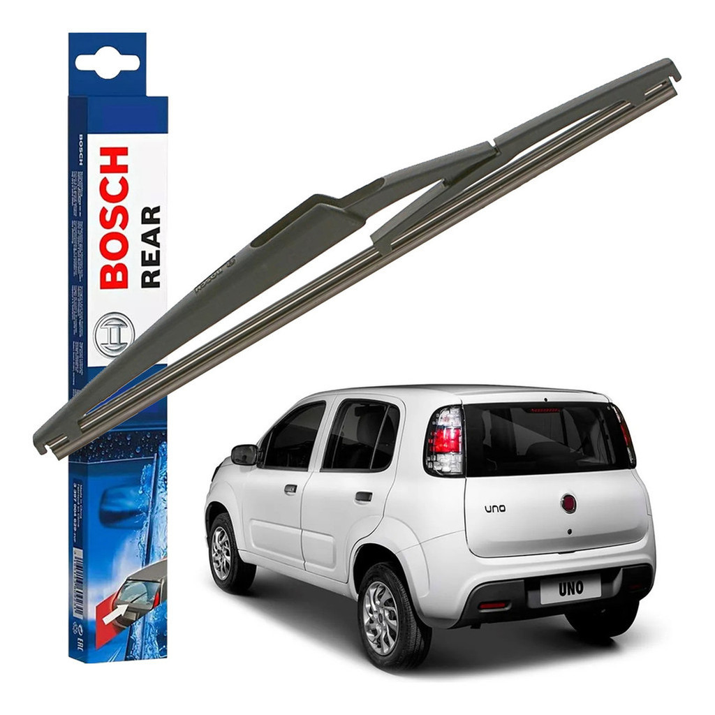 Palheta Traseira Limpador Vidro Vigia REAR Original Bosch Fiat Uno 2015 A 2018 em Oferta na Shopee