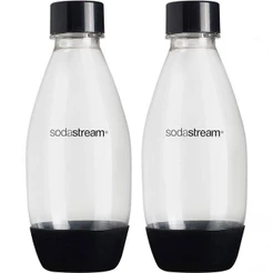 Conjunto De 2 Garrafas Plásticas 500ml Sodastream Preta