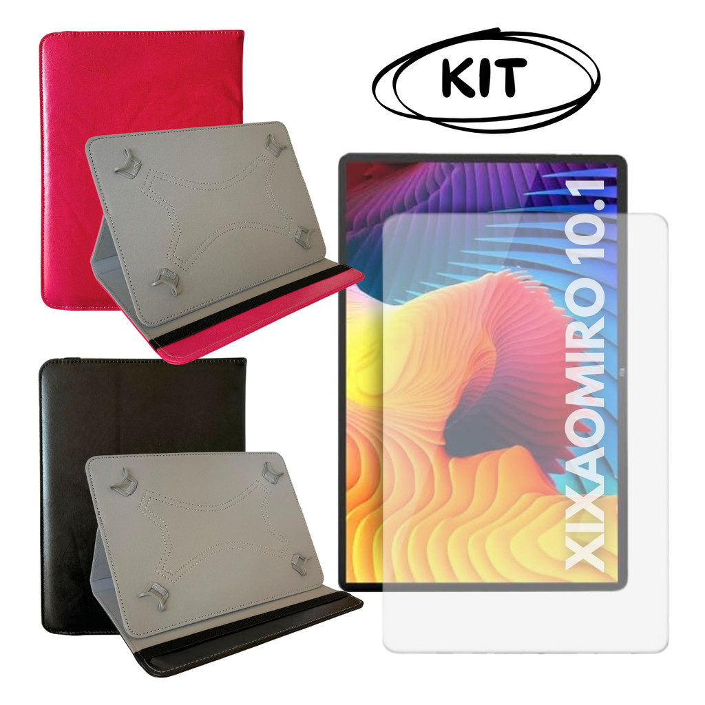 Kit Capa + Película Hidrogel Para Xixaomiro - 10.1 Polegadas